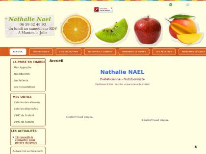 l'ancien site web dieteticien-nael.com de Nathalie CRESSON NAEL à Mantes-la-jolie